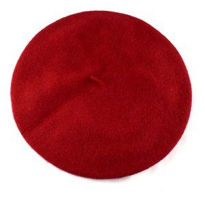Red Wool Beret